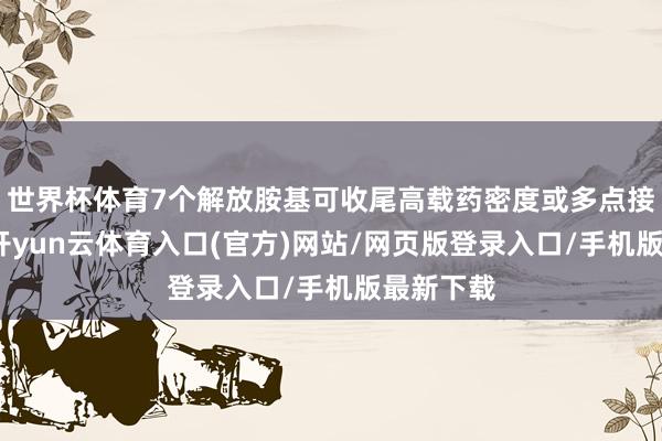 世界杯体育7个解放胺基可收尾高载药密度或多点接枝固定-开yun云体育入口(官方)网站/网页版登录入口/手机版最新下载